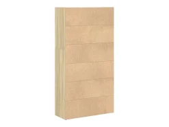 Estantería de madera de ingeniería roble Sonoma 80x30x152 cm