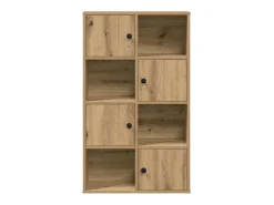 Estantería de madera de ingeniería roble artisan 60x24x101,5 cm