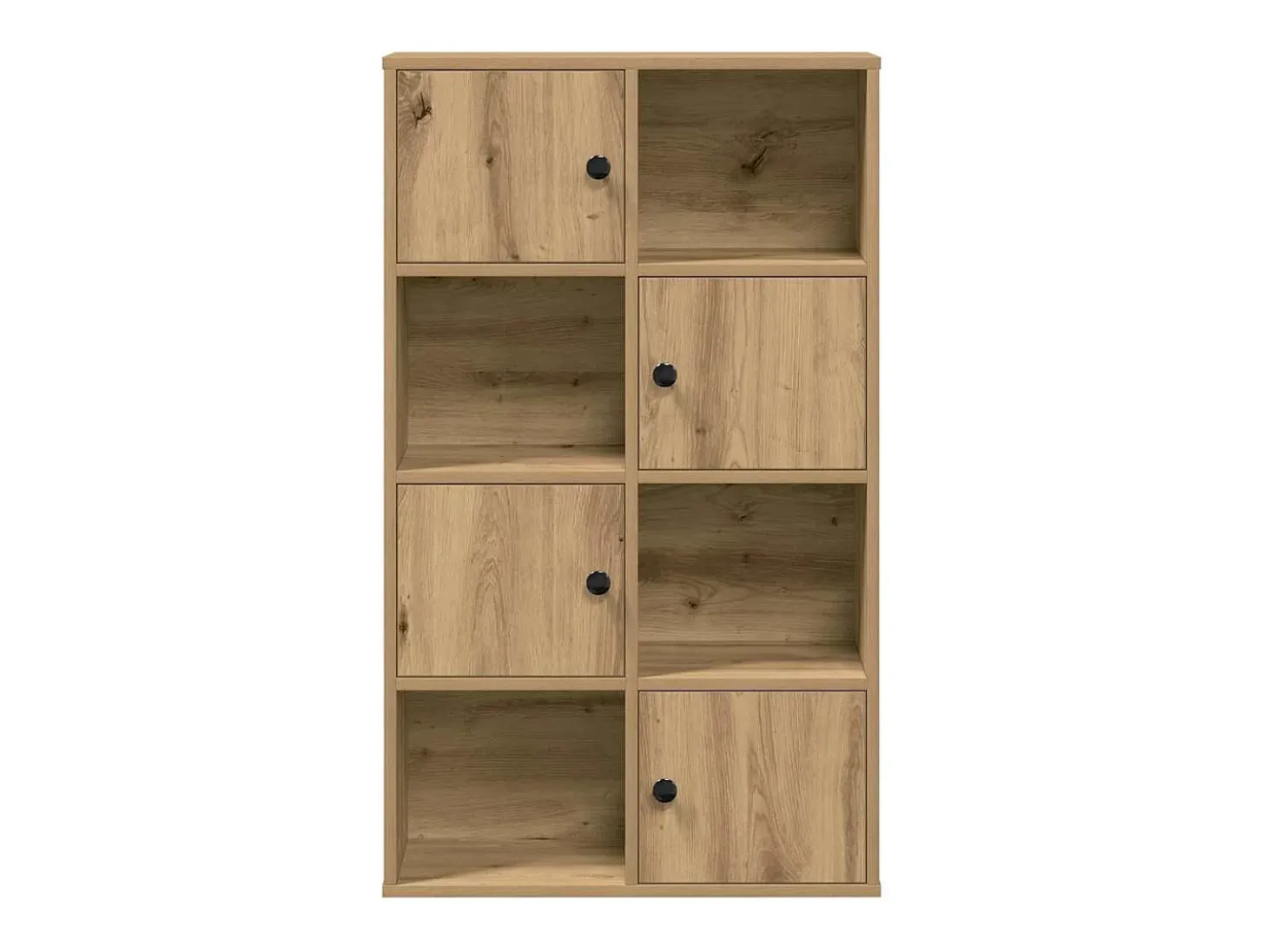 Estantería de madera de ingeniería roble artisan 60x24x101,5 cm