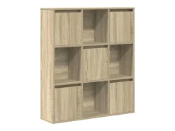 Estantería de madera de ingeniería roble sonoma 89x24x101,5 cm