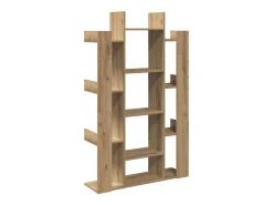 Estantería de madera de ingeniería roble artisan 86x25,5x140 cm