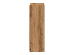 Estantería de madera de ingeniería roble artesanal 40x24x76 cm