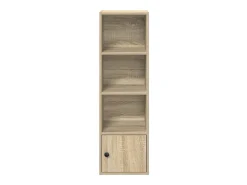 Estantería de madera de ingeniería roble sonoma 31x24x102 cm