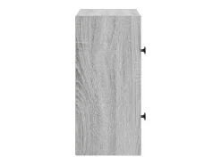 Estantería de madera de ingeniería gris sonoma 40x24x52 cm
