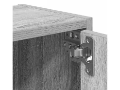 Estantería de madera de ingeniería gris sonoma 40x24x52 cm