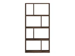 Estantería de madera de ingeniería marrón roble 60x20x120 cm