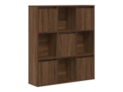 Estantería de madera de ingeniería marrón roble 89x24x101,5 cm
