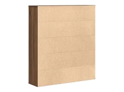 Estantería de madera de ingeniería marrón roble 89x24x101,5 cm