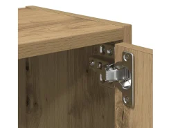Estantería de madera de ingeniería roble artisan 40x24x102 cm