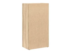 Estantería de madera de ingeniería roble sonoma 40x24x77 cm