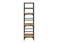 Estantería de madera de ingeniería roble artisan 50x33x117,5 cm