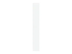 Estantería de madera de ingeniería blanca 80x24x176 cm