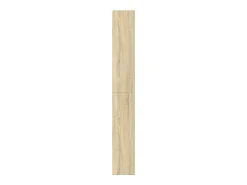 Estantería de madera de ingeniería roble Sonoma 60x24x176 cm