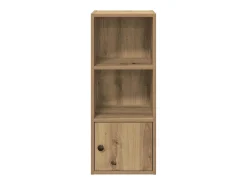 Estantería de madera de ingeniería roble artisan 31x24x77 cm