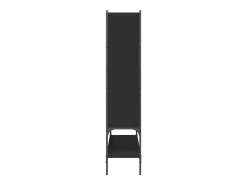 Estantería de madera de ingeniería negra 102x30x141,5 cm