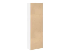 Estantería de madera de ingeniería blanca 60x30x189 cm