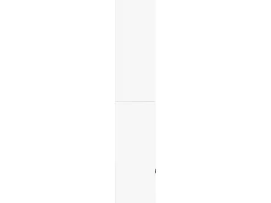 Estantería de madera de ingeniería blanca 70x36x189 cm
