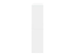 Estantería de madera de ingeniería blanca 100x33x135 cm