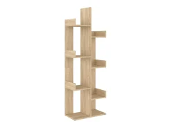 Estantería de madera de ingeniería roble Sonoma 48x25,5x140 cm