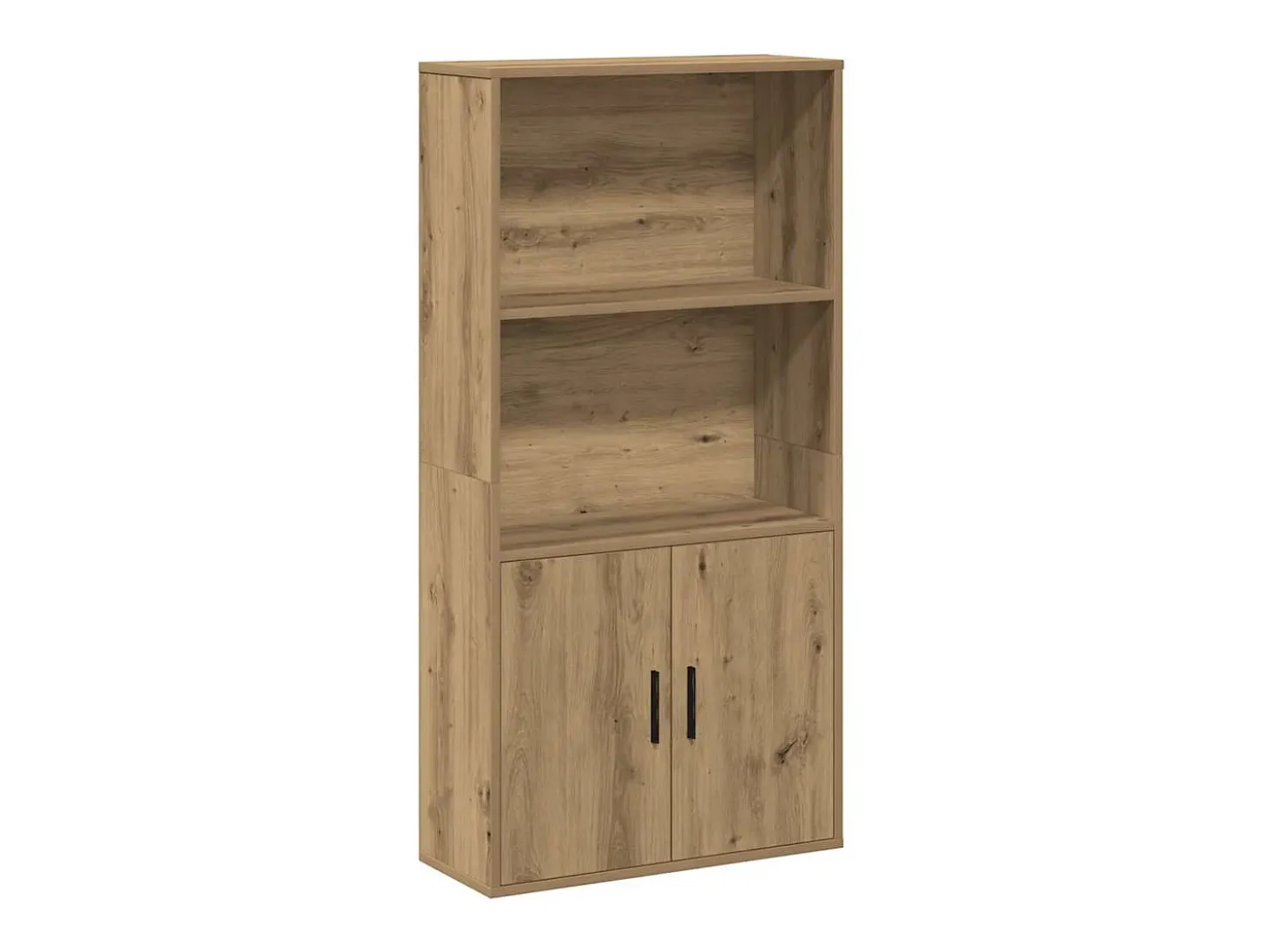 Estantería de madera de ingeniería roble artisan 60x24x120 cm