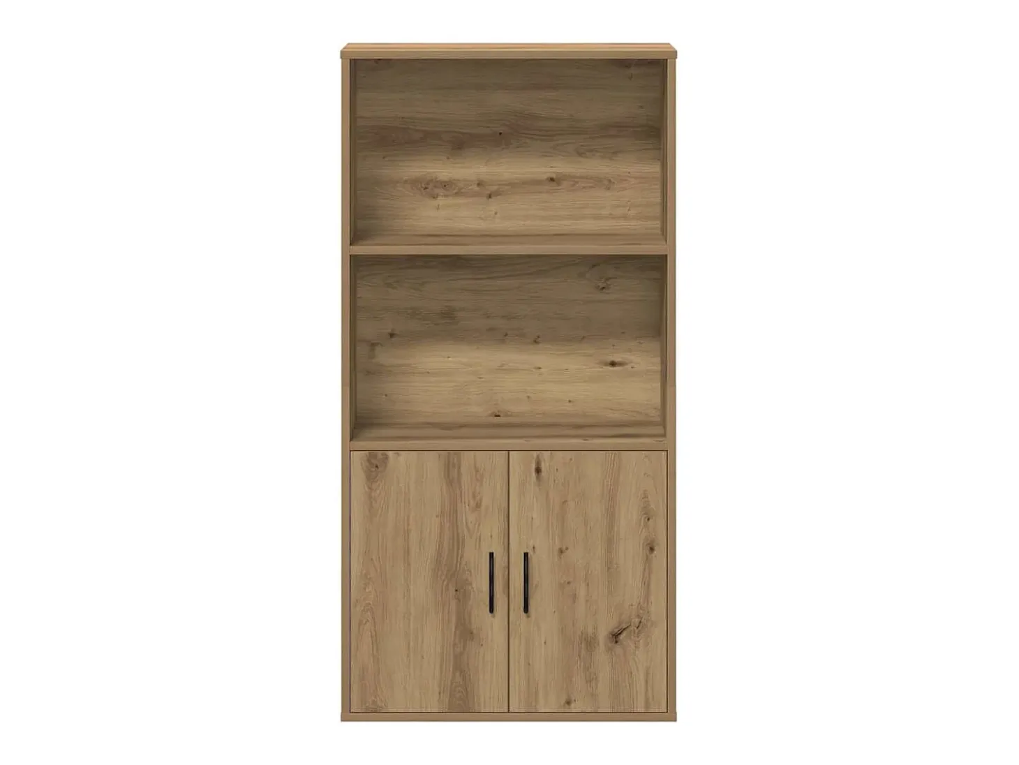 Estantería de madera de ingeniería roble artisan 60x24x120 cm