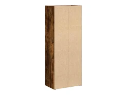 Estantería de madera de ingeniería roble ahumado 40x24x102 cm