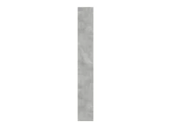 Estantería de madera de ingeniería gris hormigón 60x24x176 cm