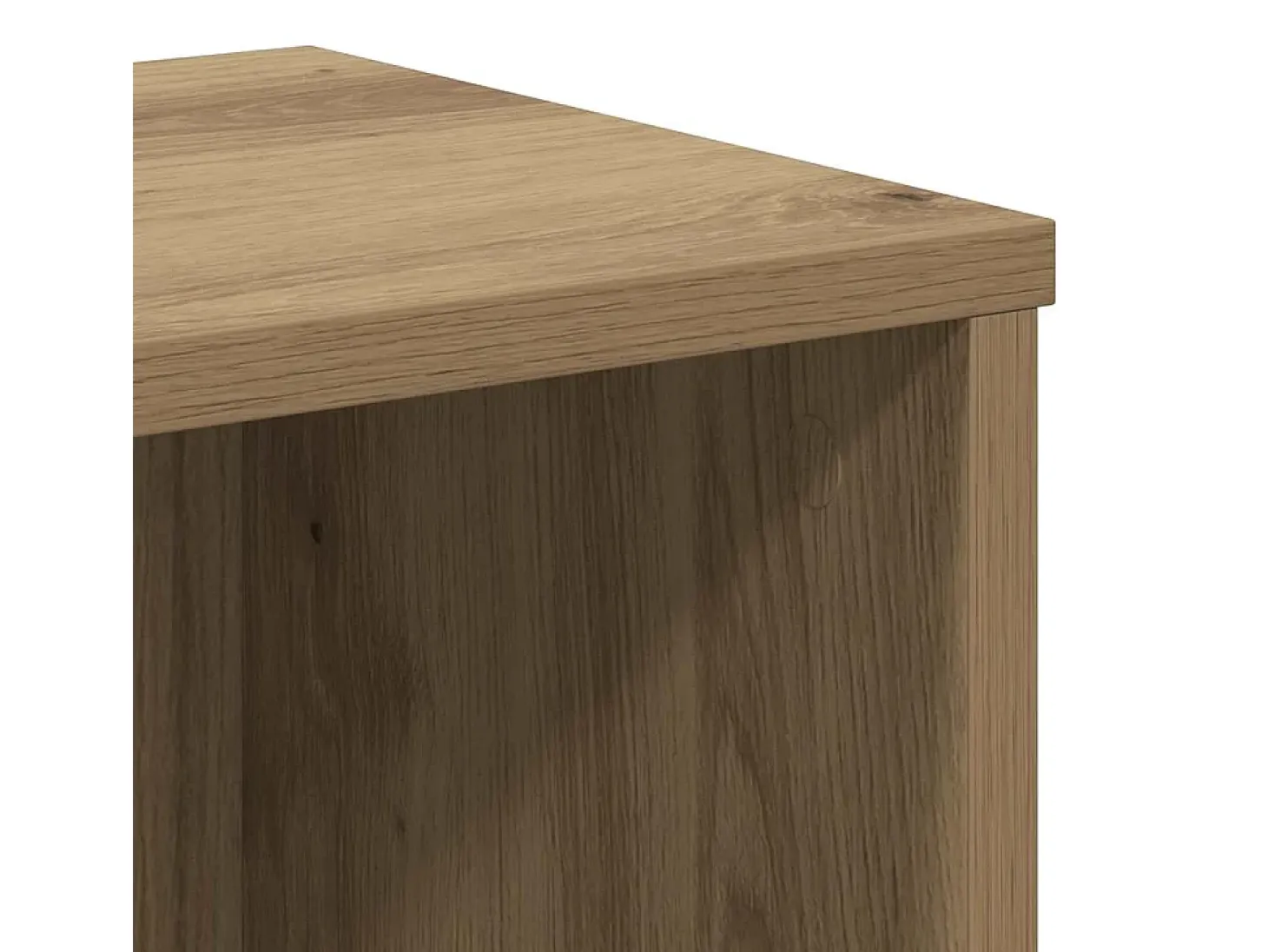 Estantería de madera de ingeniería roble artesano 50x25x105 cm