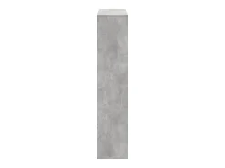 Estantería de madera ingeniería gris hormigón 100x33x156,5 cm