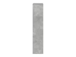 Estantería de madera ingeniería gris hormigón 100x33x156,5 cm