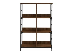 Estantería de madera ingeniería marrón roble 78,5x33x117,5 cm