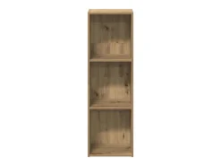 Estantería de madera ingeniería roble artisan 36x30x114 cm