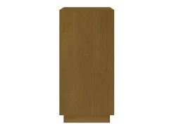 Estantería de madera maciza de pino marrón miel 40x35x71 cm