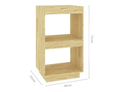 Estantería de madera maciza de pino 40x35x71 cm