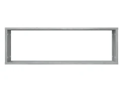 Estantería de pared cúbica de 4 piezas Sonoma gris 80x15x26,5 cm