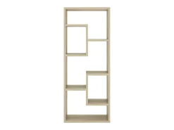 Estantería de pared contrachapada color roble 36x16x90 cm ES71902