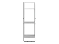 Estantería de pared de 3 niveles Sonoma gris 30x25x100 cm