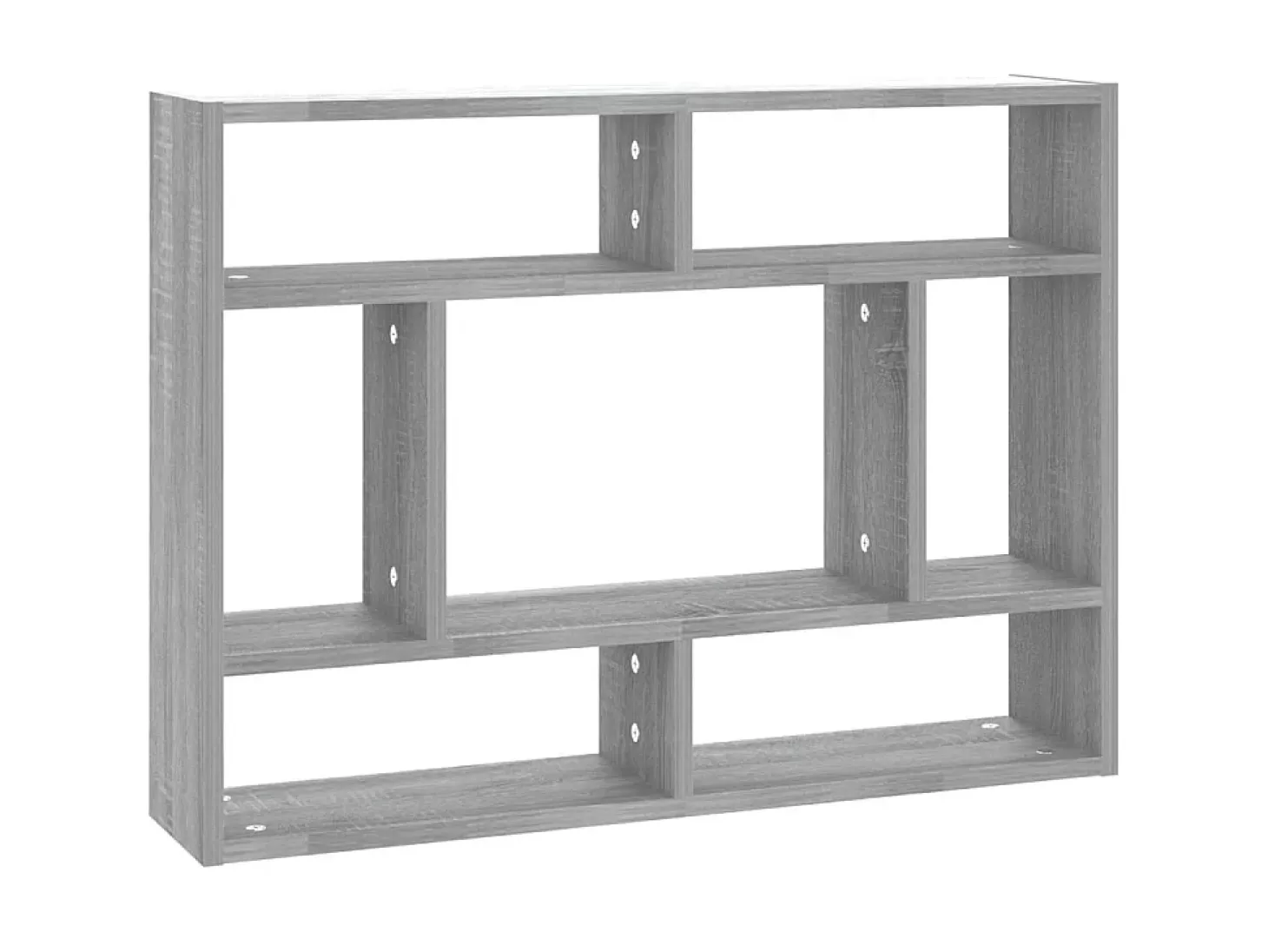 Estantería de pared madera de ingeniería gris sonoma 75x16x55cm ES27566