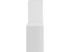 Estantería de pared madera contrachapada blanco 100x18x53 cm ES13347