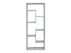 Estantería de pared madera de ingeniería gris Sonoma 36x16x90cm ES21759