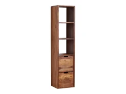 Estantería de pared 35x150x30 cm Moderna Madera Maciza de Sheesham | Estante Colgante de Flotación
