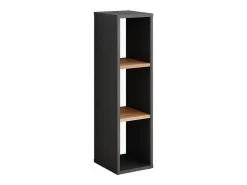 Estantería de pie antracita/roble dorado 21.6x24x80.1 orlando