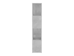 Estantería divisor de espacios gris hormigón 60x24x124,5 cm