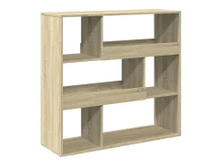Estantería divisor de espacios roble Sonoma 100x33x94,5 cm
