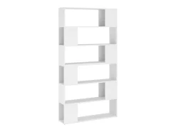 Estantería divisor de espacios blanco 100x24x188 cm