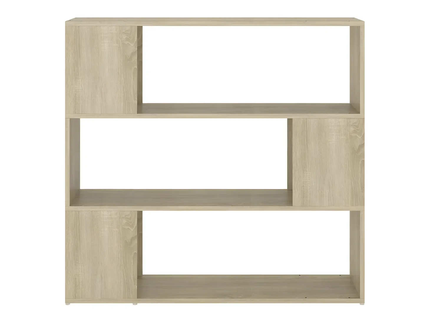 Estantería divisor de espacios color roble Sonoma 100x24x94 cm