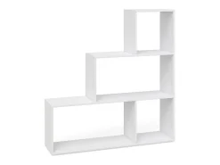 Estantería escalonada blanco 116.8x29x123.2