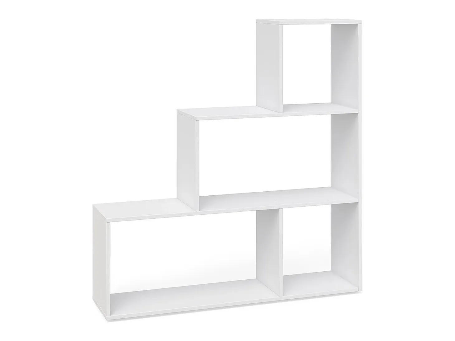 Estantería escalonada blanco 116.8x29x123.2