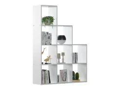 Estantería escalonada blanco 103.5x29x144 aramis