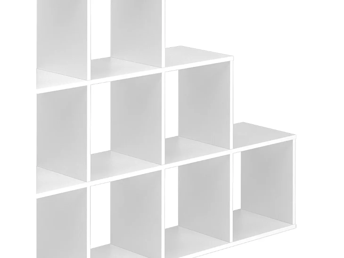 Estantería escalonada blanco 142.4x29x107.8